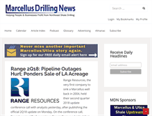 Tablet Screenshot of marcellusdrilling.com